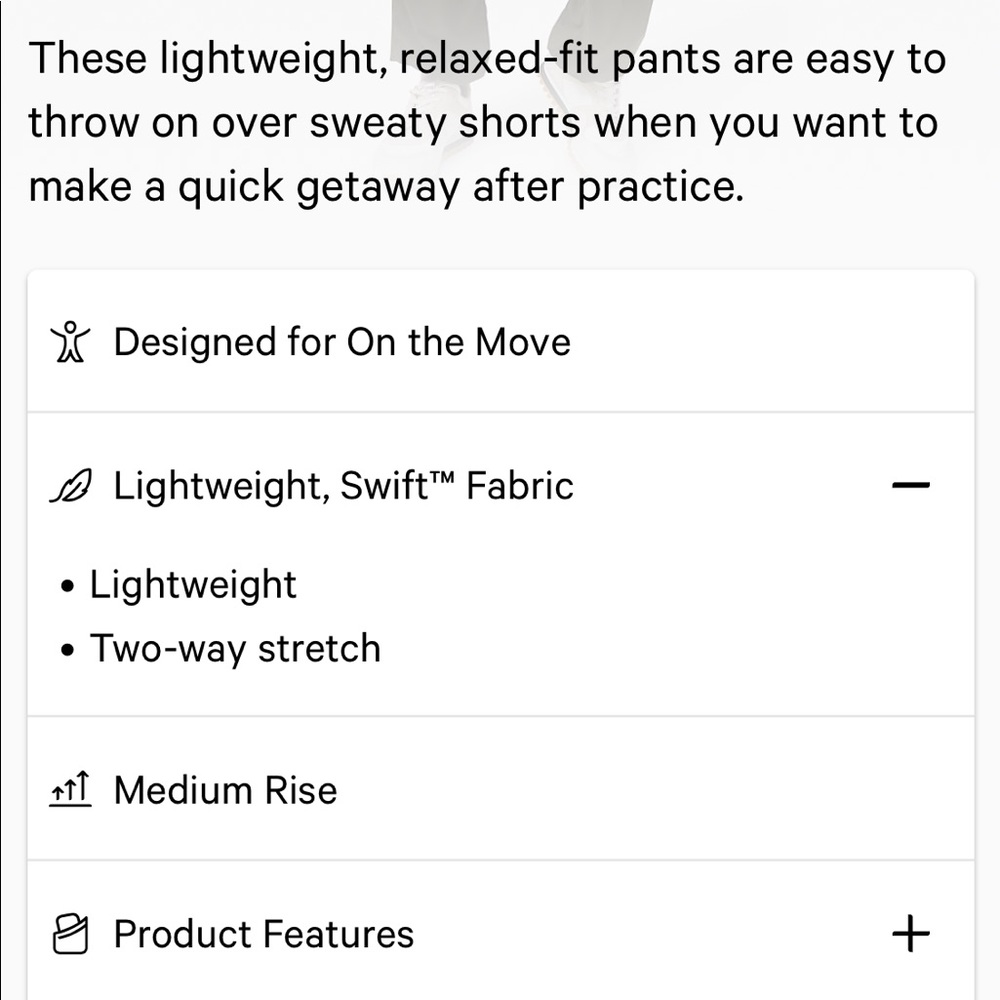 Lululemon Dance Studio Pant, Green, 10 Reg